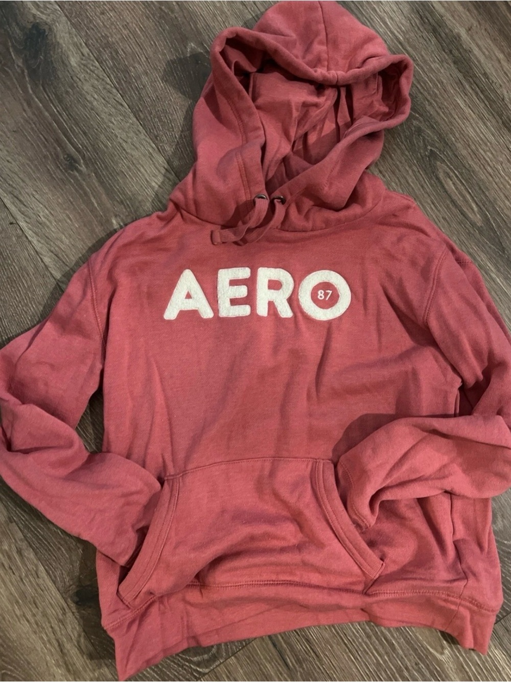 Aeropostale Dusty Rose Pullover Hoodie size medium #585